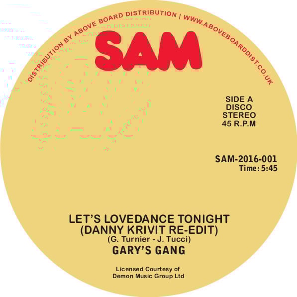 Gary's Gang - Let's Lovedance Tonight - Danny Krivit Re-edit (12")