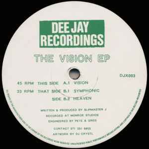 USED - Slipmaster J - The Vision EP