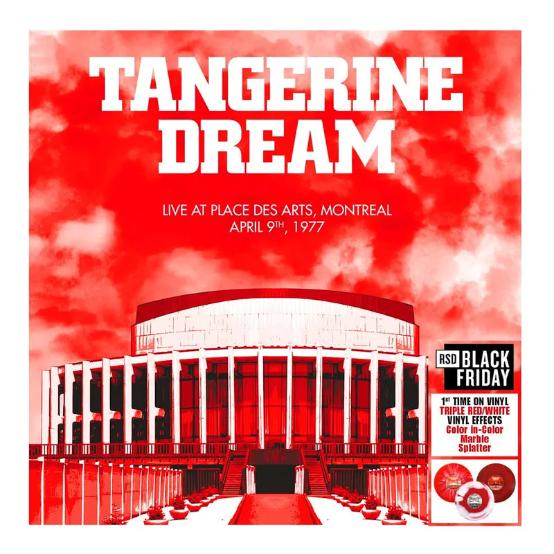 Tangerine Dream - Live at Place des Arts, Montreal – April 10, 1977 (Red/White Vinyl LP)