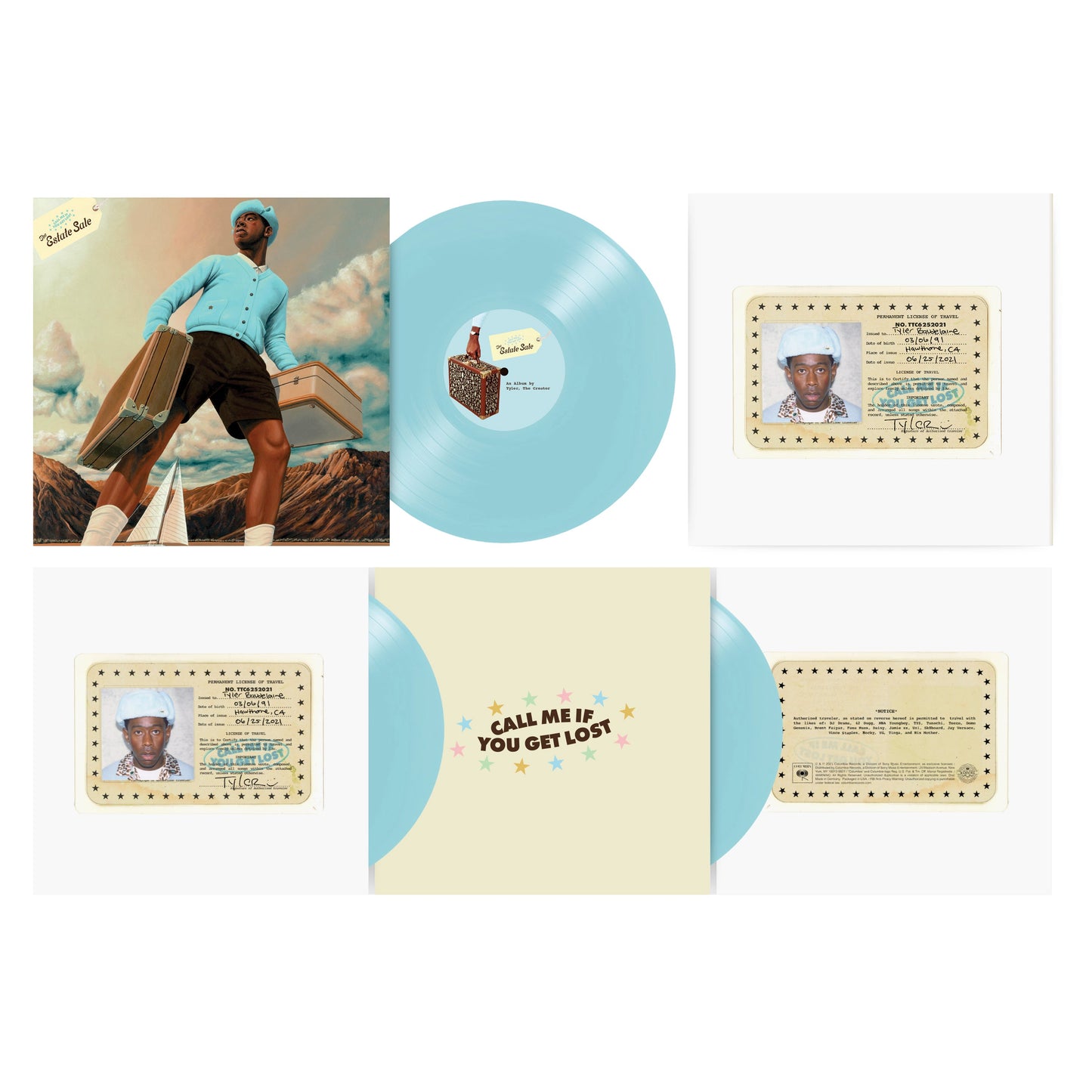 Tyler the Creator - Call Me If You Get Lost: the Estate Sale (Geneva Blue Vinyl LP)