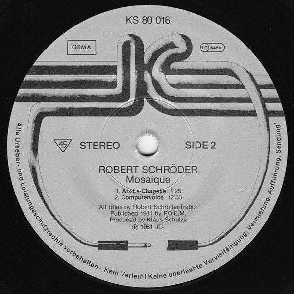 USED - Robert Schröder - Mosaique