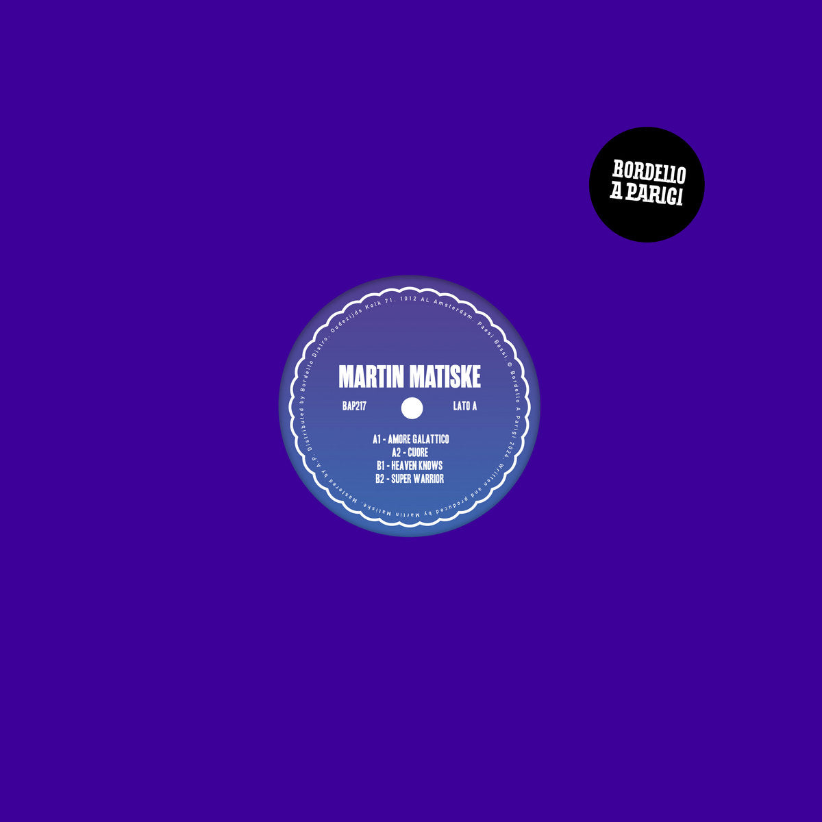 Martin Matiske - Amore Galattico (12")