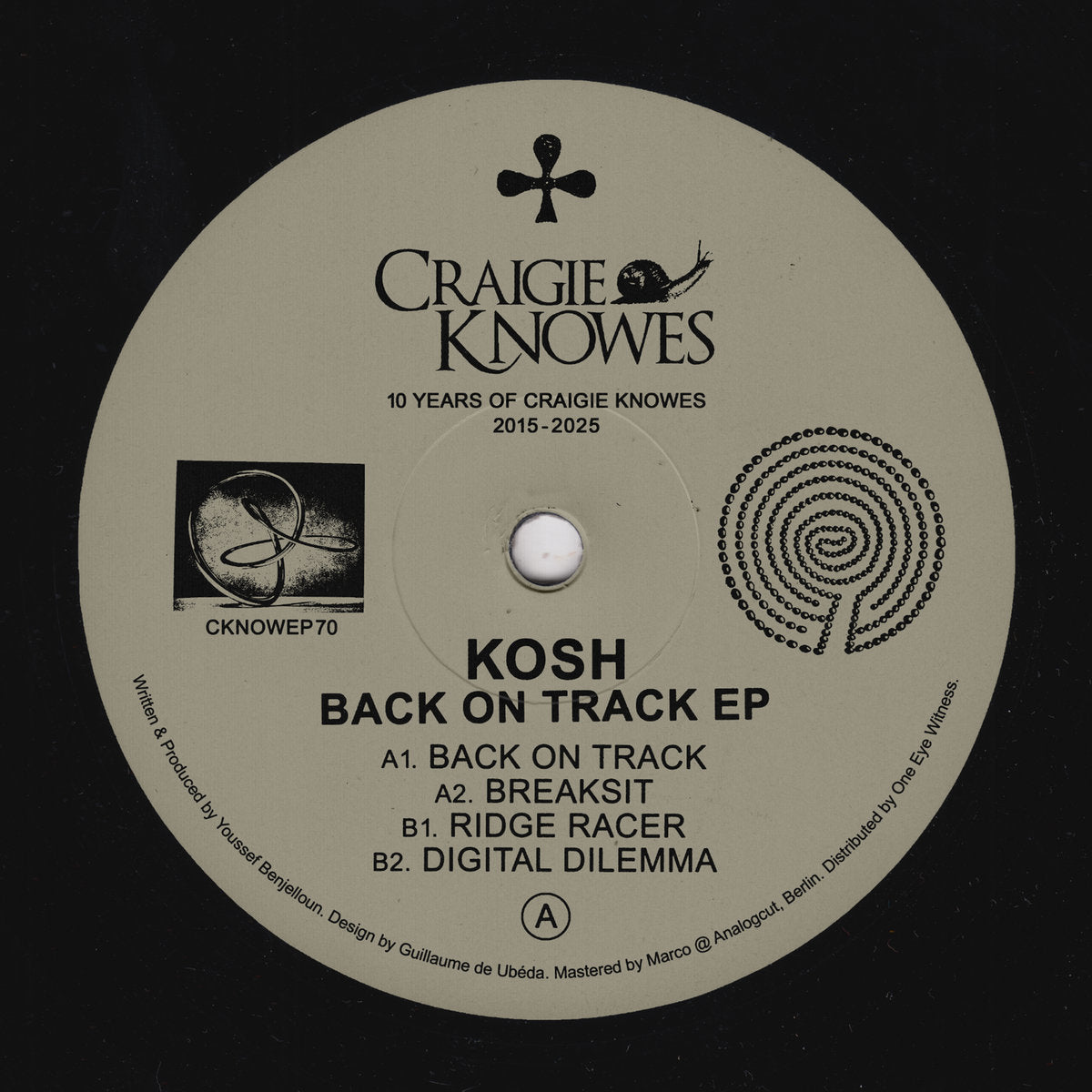 Kosh - Back on Track EP (12")