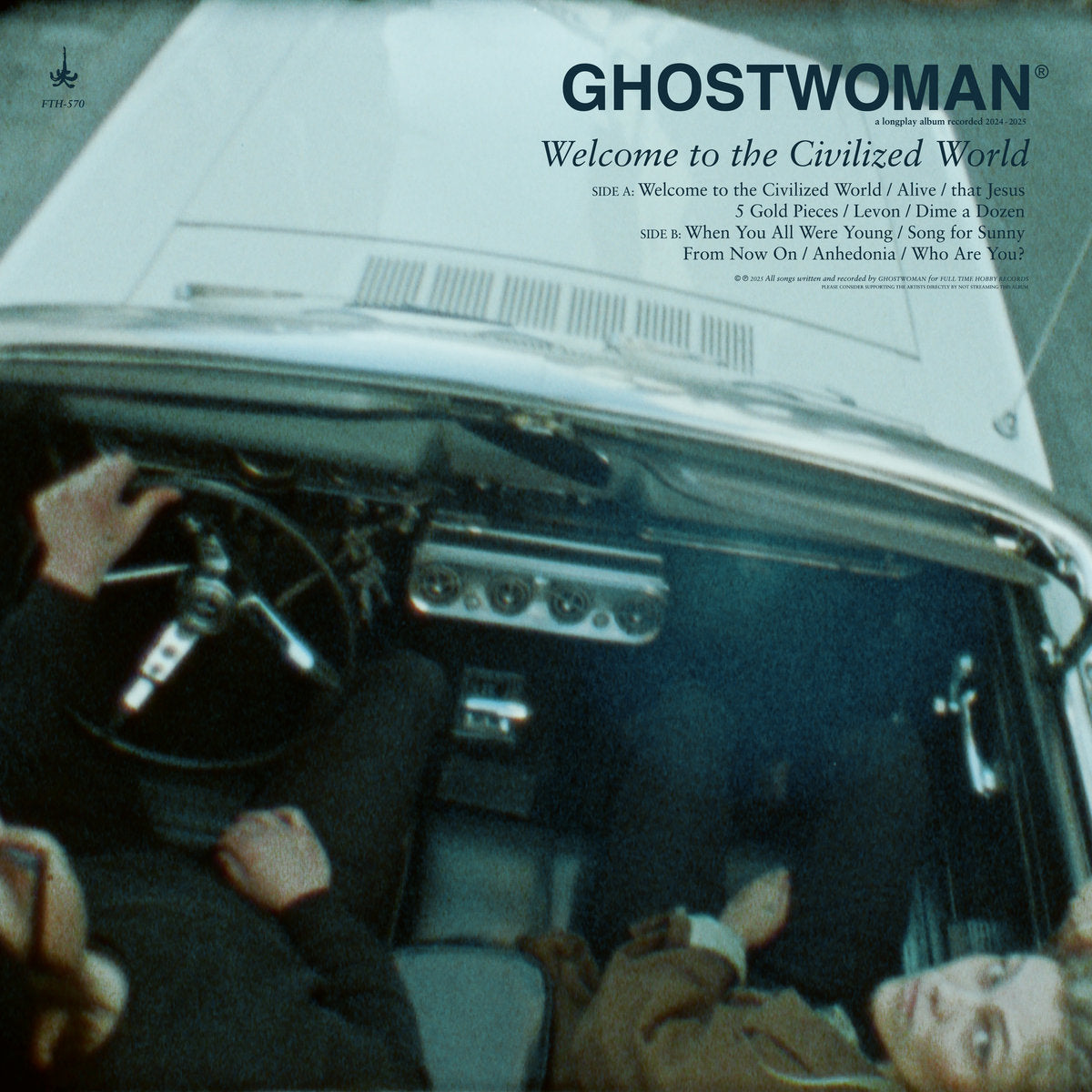 Ghost Woman - Welcome to the Civilized World (Orange Coloured LP)