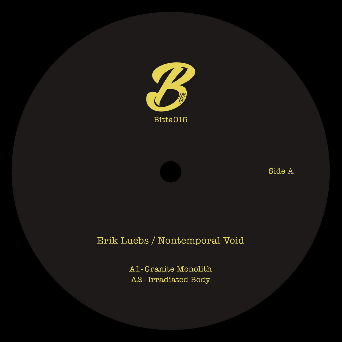 Erik Luebs - Nontemporal Void (12")