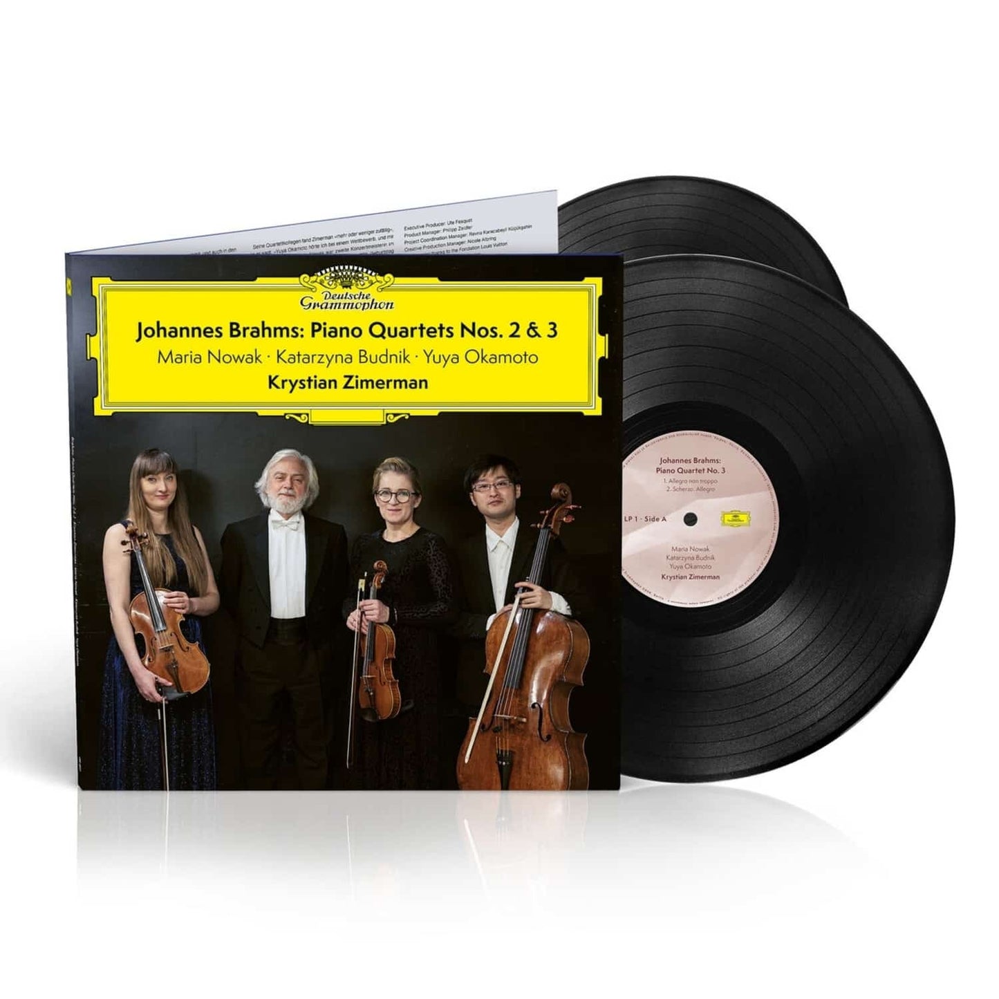 Krystian Zimerman, Maria Nowak, Katarzyna Budnik, - Brahms: Piano Quartets Nos. 2 & 3 (LP)