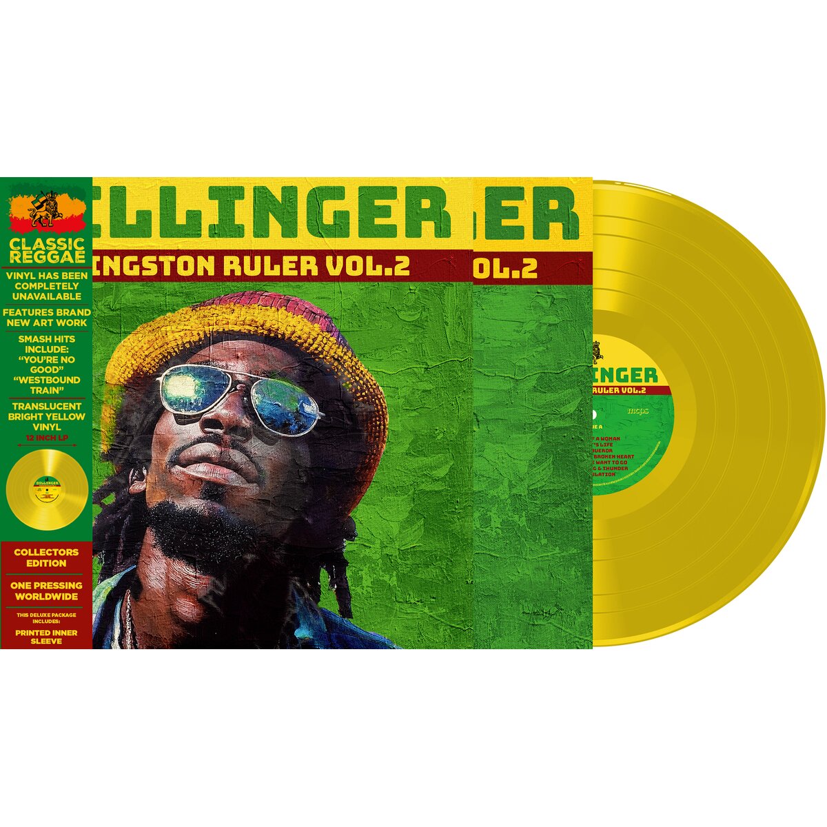 Dillinger - Kingston Ruler Vol.2 (Yellow Vinyl LP)