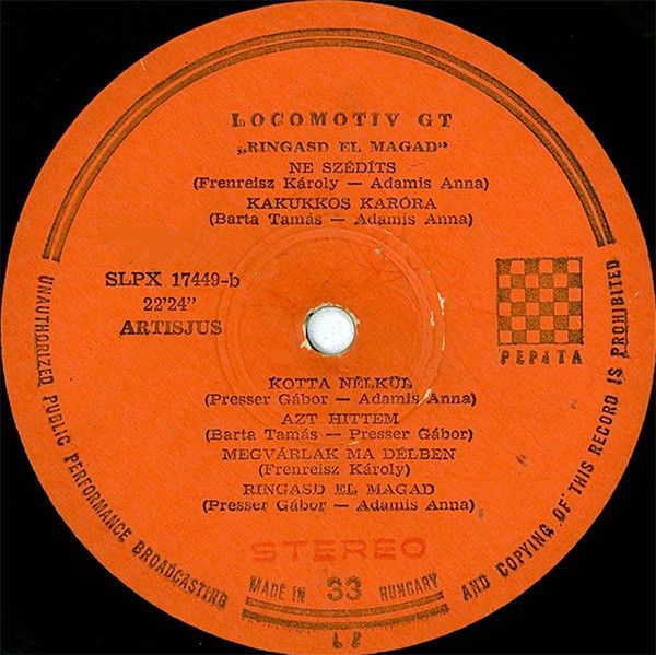 USED - Locomotiv GT - Ringasd El Magad