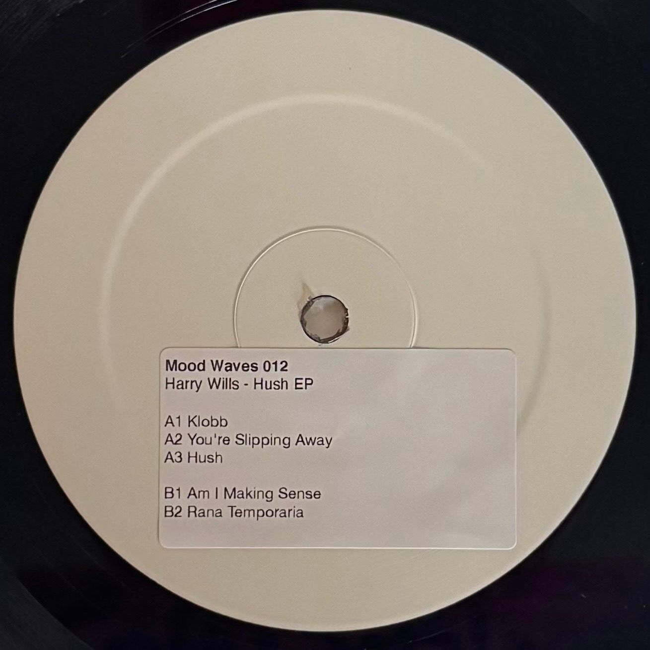 Harry Wills - Hush Ep (12")