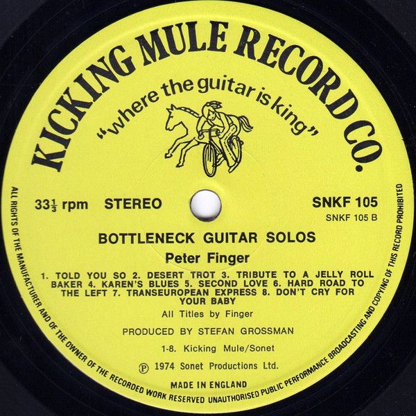 USED - Peter Finger - Bottleneck Guitar Solos