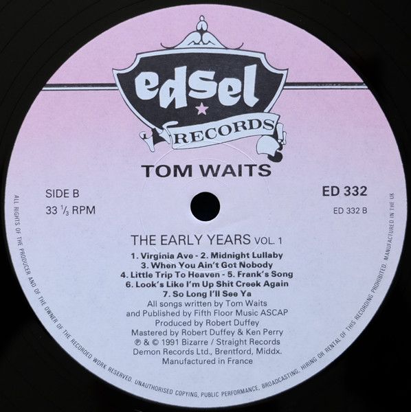 USED - Tom Waits - The Early Years (Vol. 1)