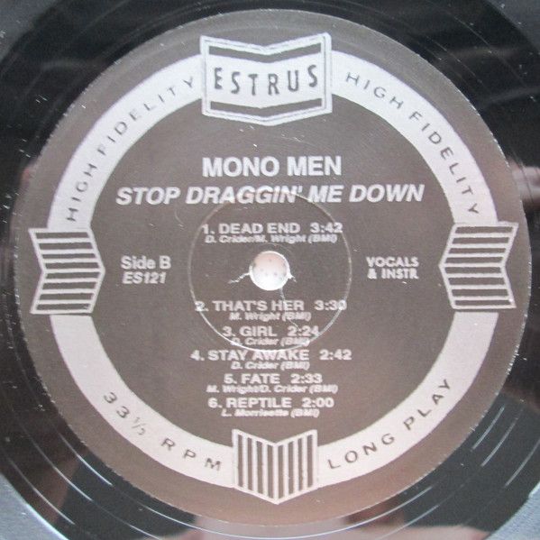 USED - The Mono Men - Stop Draggin' Me Down