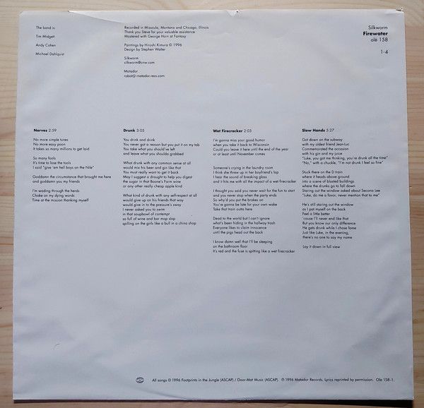 USED - Silkworm - Firewater