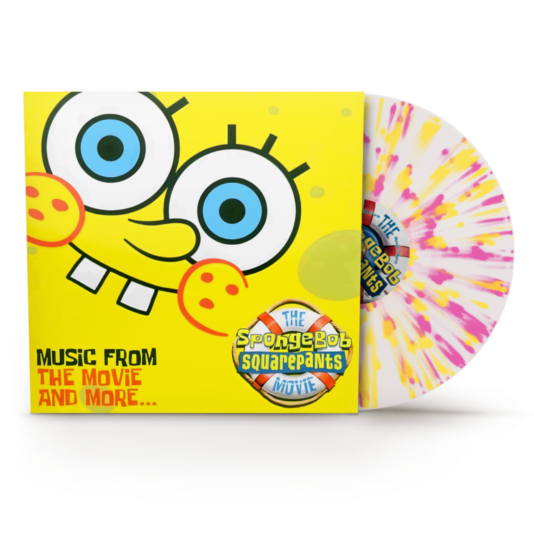 V/A - The Spongebob Squarepants Movie (Pink and Yellow Splattered White LP)