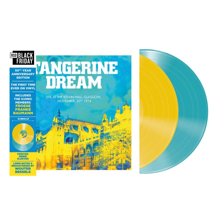 Tangerine Dream - Live At Kelvin Hall, Glasgow (Blue & Yellow Coloured LP)