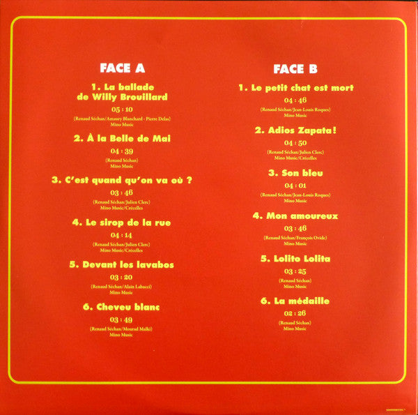 Renaud - À La Belle De Mai (LP)