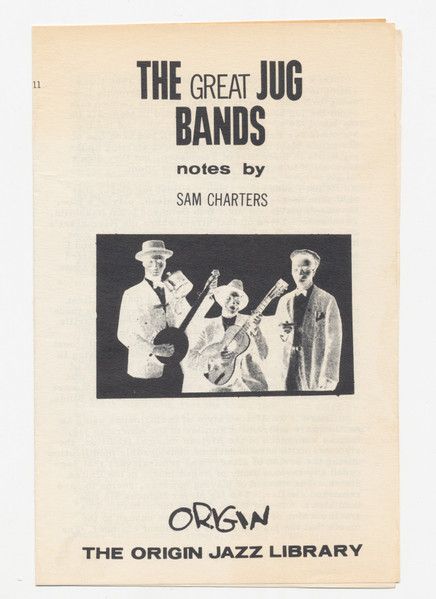 USED - Various - The Great Jug Bands