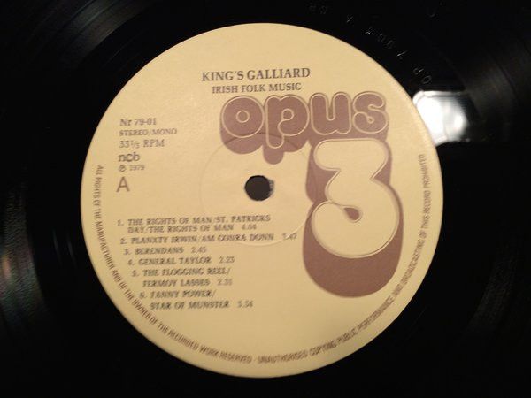 USED - King's Galliard - Irish Folk Music