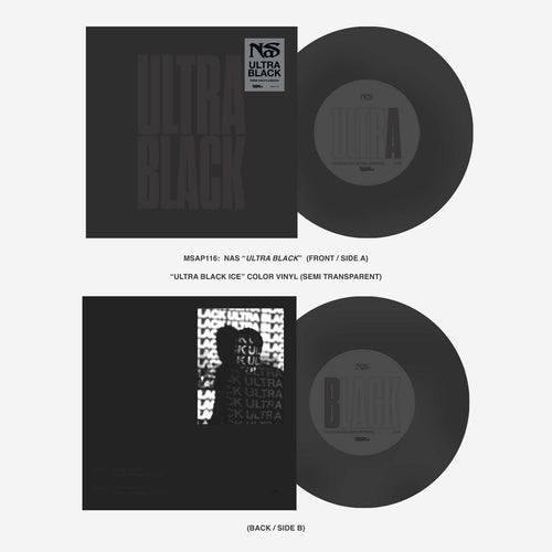 Nas - 7-Ultra Black (Transparent Vinyl)