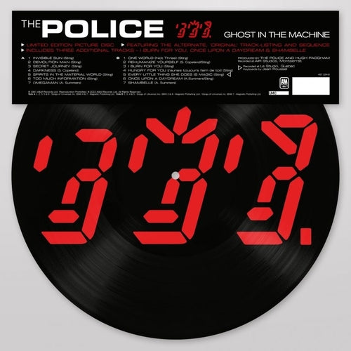 The Police - Ghost In The Machine (Picture Disc Vinyl)