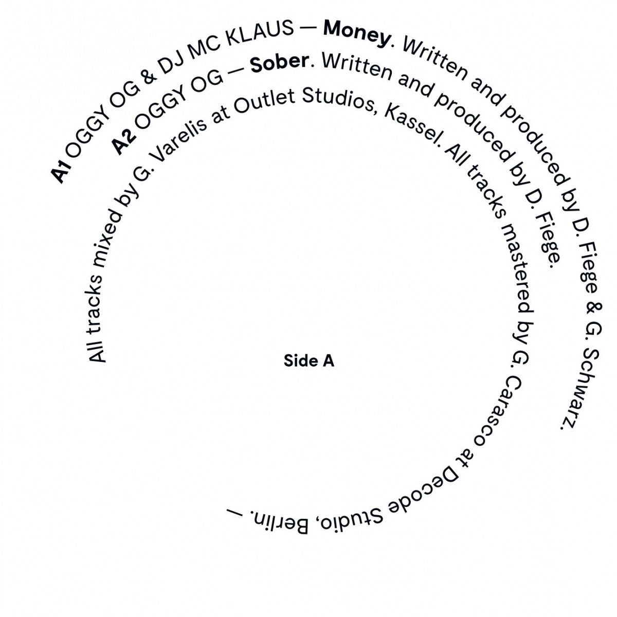 OGGY OG, DJ MC KLAUS - OUTLET001