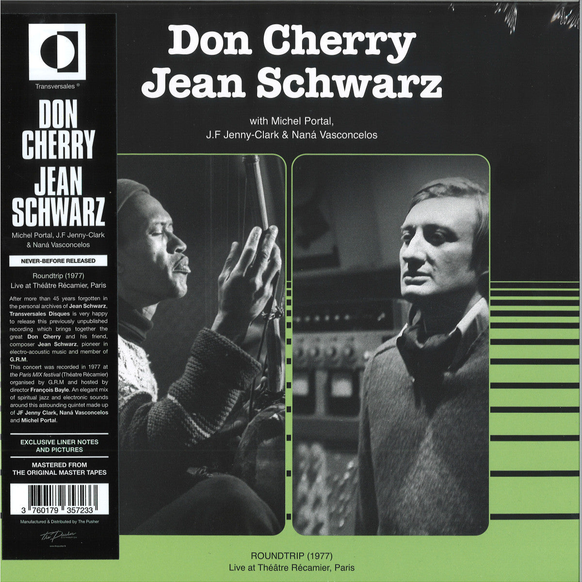 Don Cherry & Jean Schwarz - Roundtrip - Live at Théatre Récamier - Paris (1977)