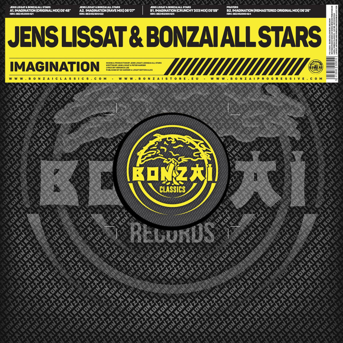JENS LISSAT & BONZAI ALL STARS - IMAGINATION (12")