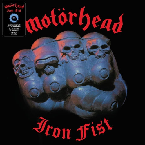Motörhead - Iron Fist (Black & Blue Swirl Coloured LP)
