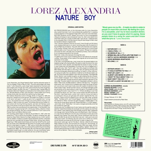 Lorez Alexandria - Nature Boy