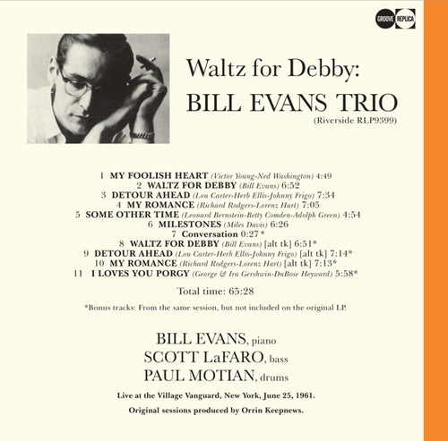 Bill Evans Trio - Waltz For Debby