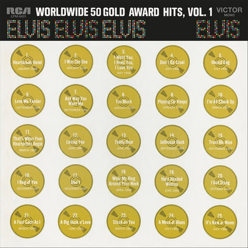 Elvis Presley - Worldwide 50 Gold Award Hits (Coloured Vinyl)