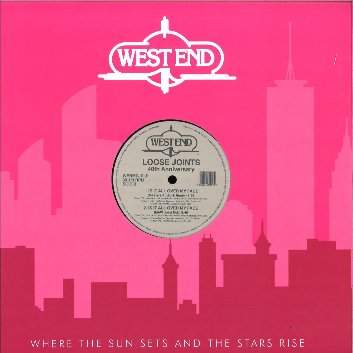 Loose Joints - Is It All Over My Face (Includes 7")