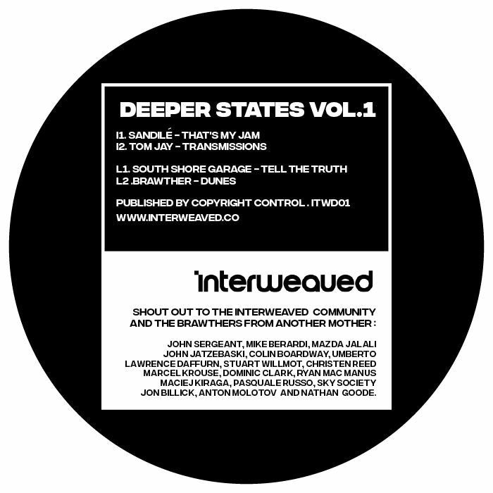 Sandile / Tom Jay / South Shore Garage / Brawther - Deeper States Vol 1
