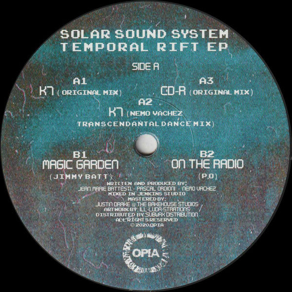 Solär Sound System - Temporal Rift EP (Incl. Nemo Vachez Remix)