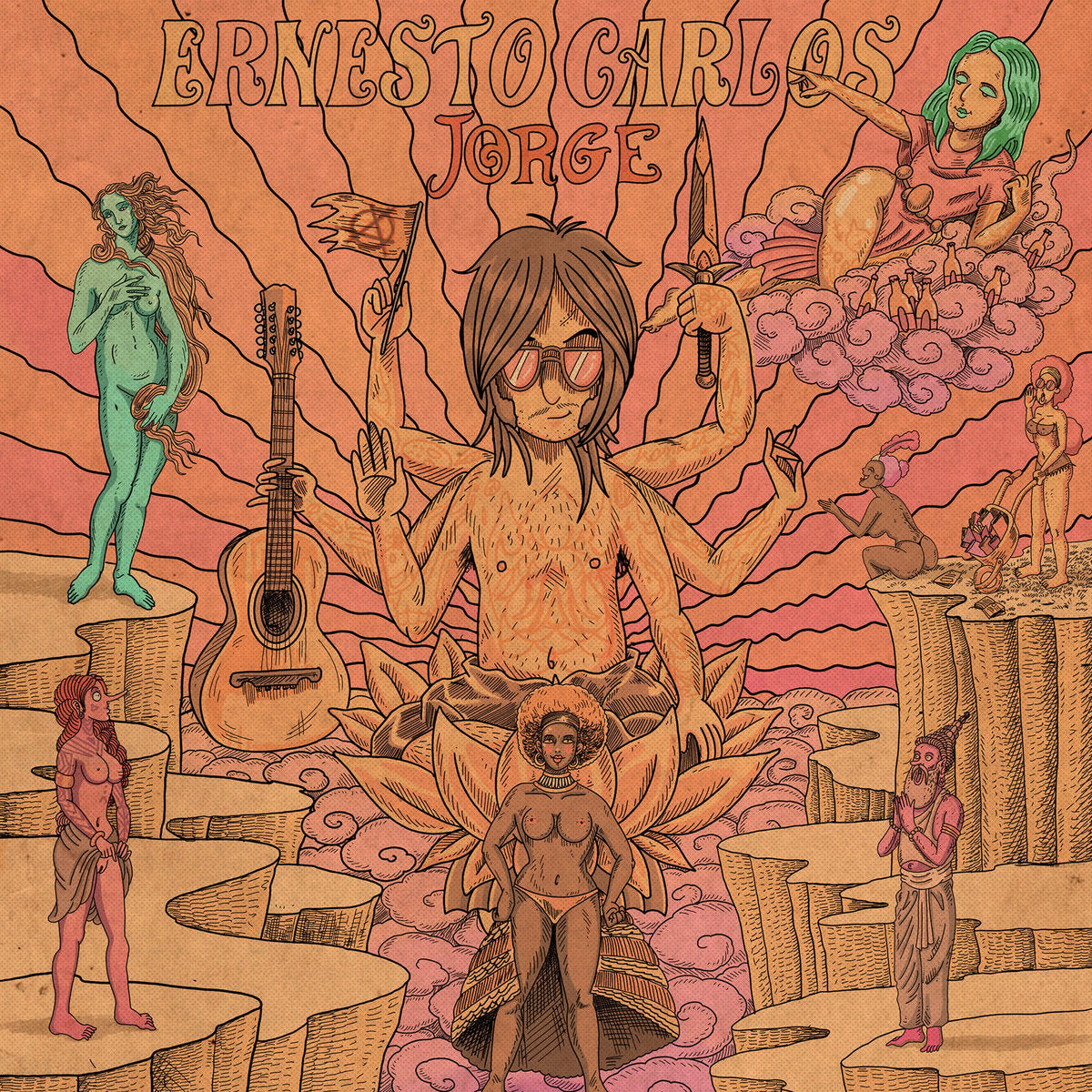 Ernesto Carlos - Jorge (Orange Marbled Vinyl)