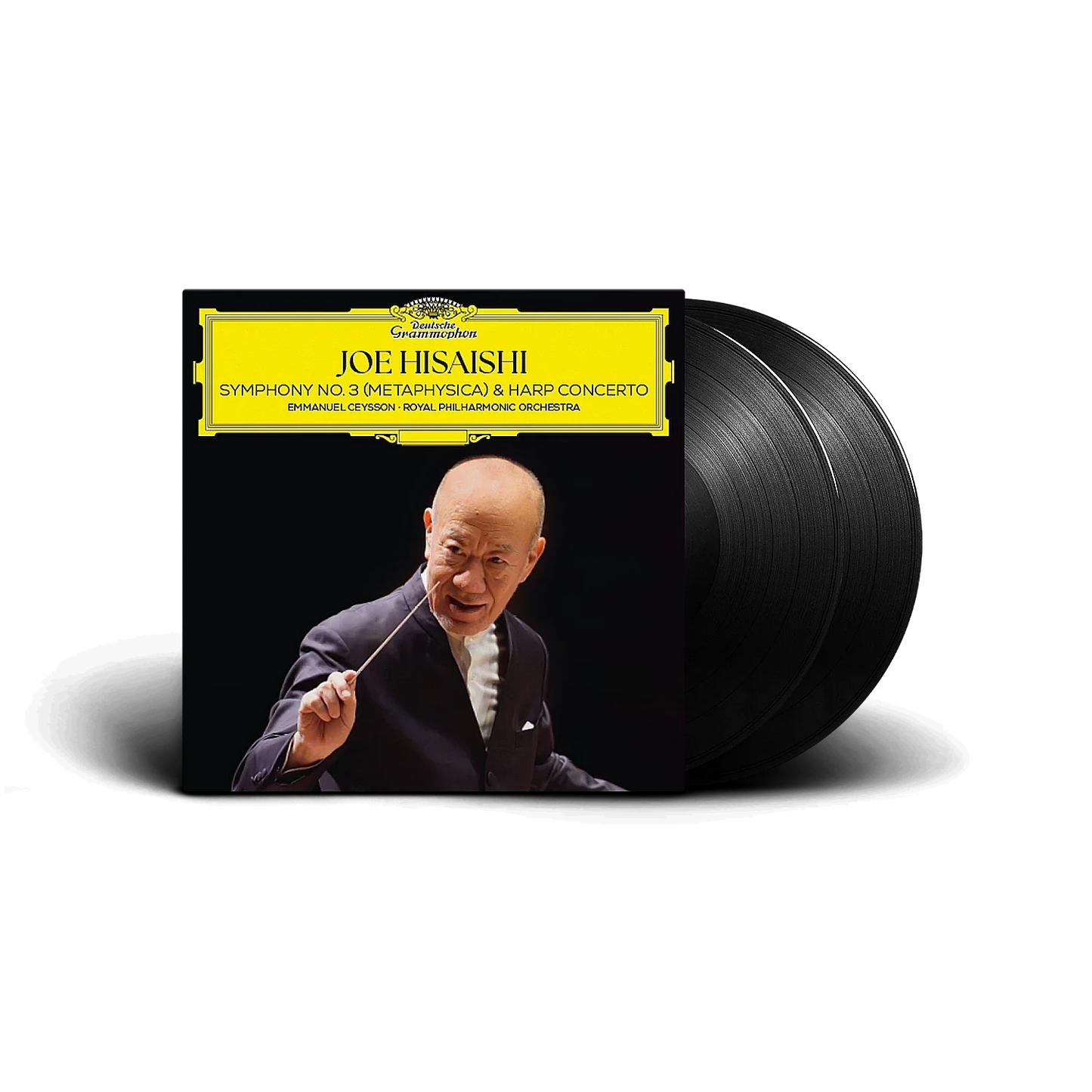 Joe Hisaishi, Royal Philharmonic Orchestra, Emmanu - Symphony No.3 (Metaphysica) & Harp Concerto (LP)