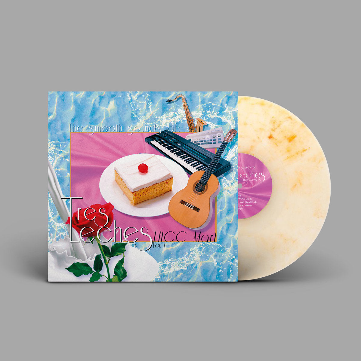Tres Leches - The Smooth Sounds of Tres Leches, LHCC Mart Vol. 1 (Special Mix White and Yellow “tres Leches” Vinyl LP)