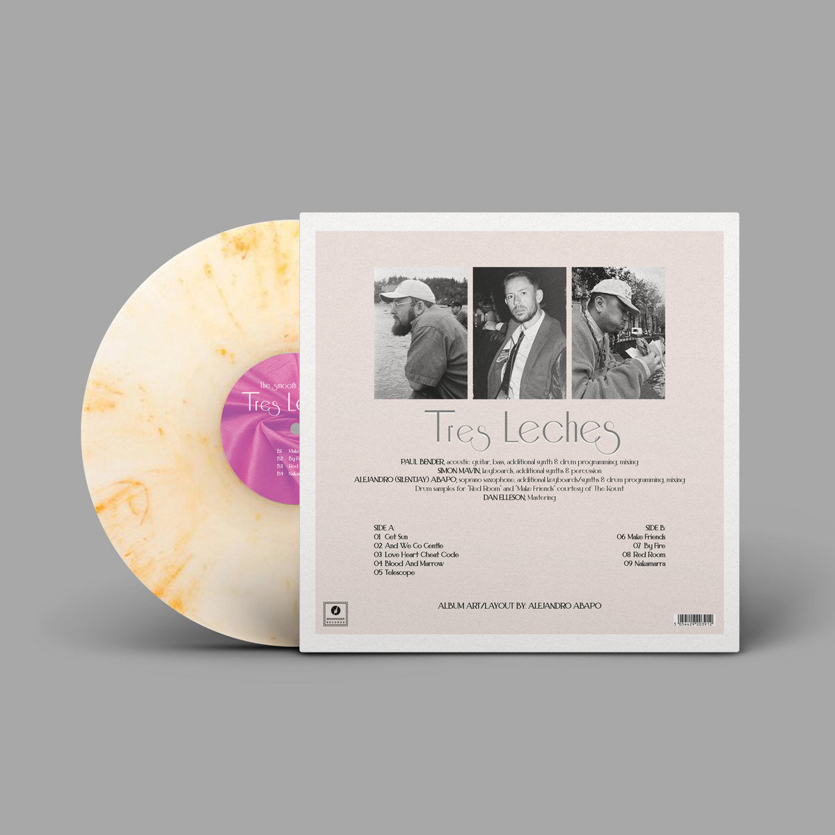 Tres Leches - The Smooth Sounds of Tres Leches, LHCC Mart Vol. 1 (Special Mix White and Yellow “tres Leches” Vinyl LP)