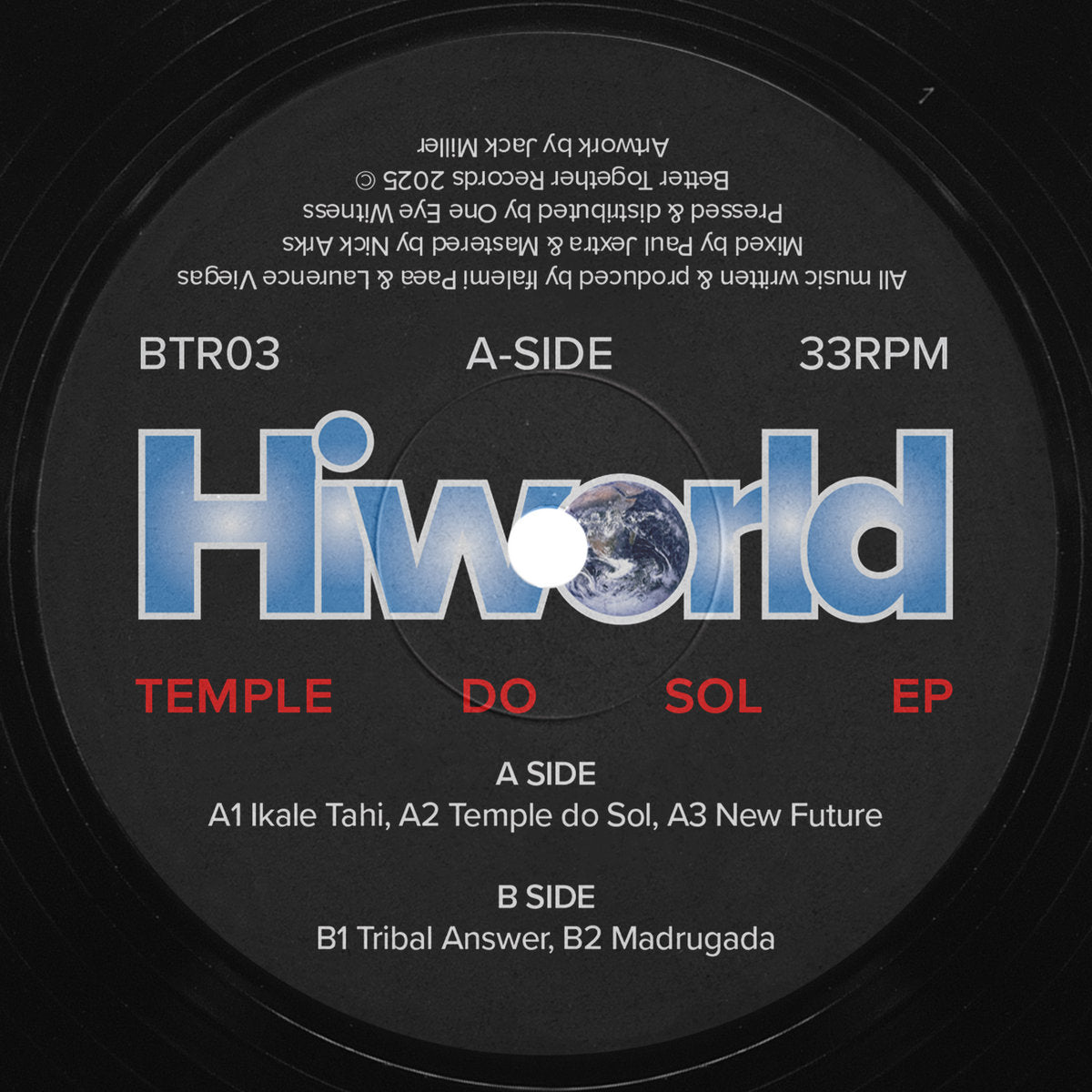 Hiworld - Temple do Sol EP (12")