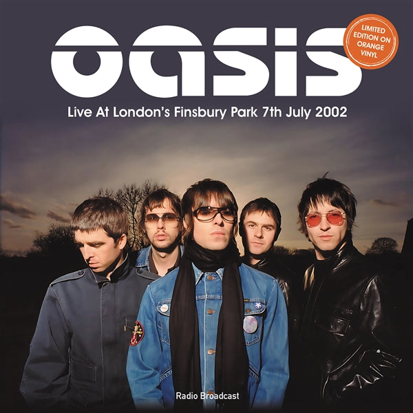 Oasis - Live At London's Finsbury Park 7th July 2002 (Orange Vinyl LP)