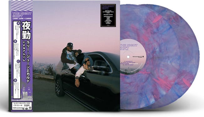 Larry June & Cardo - The Night Shift (Cotton Candy Skies Vinyl)