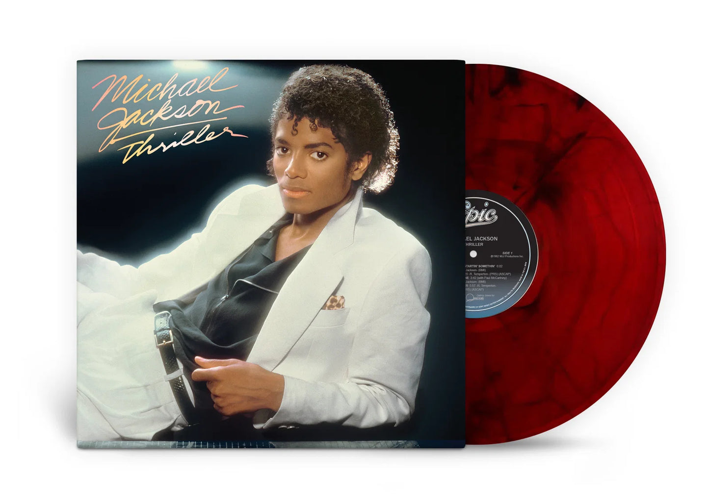 Michael Jackson - Thriller (Limited Red & Black Marbled Vinyl LP)