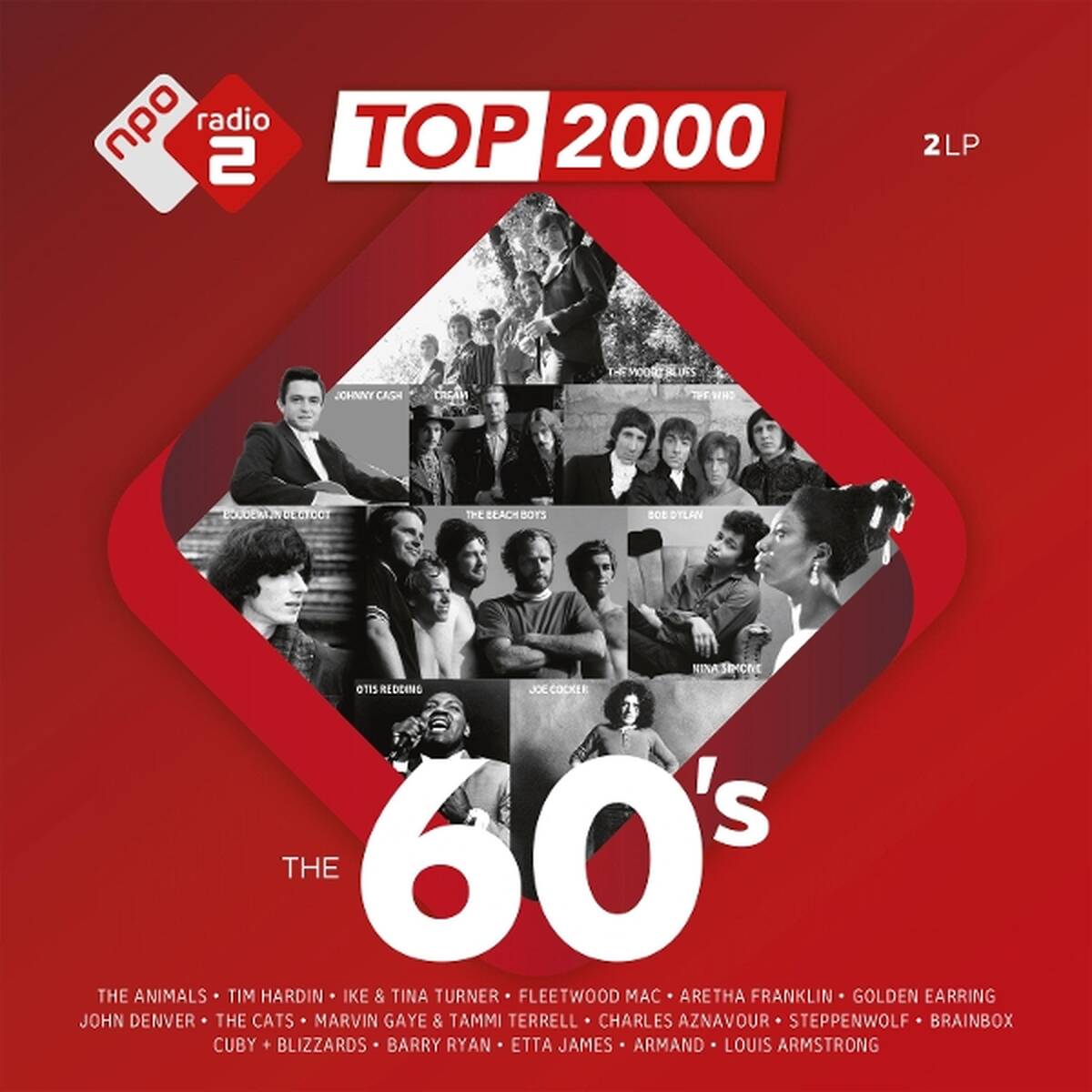Various Artists - Top 2000 - The 60's (Almost Pink Vinyl LP)