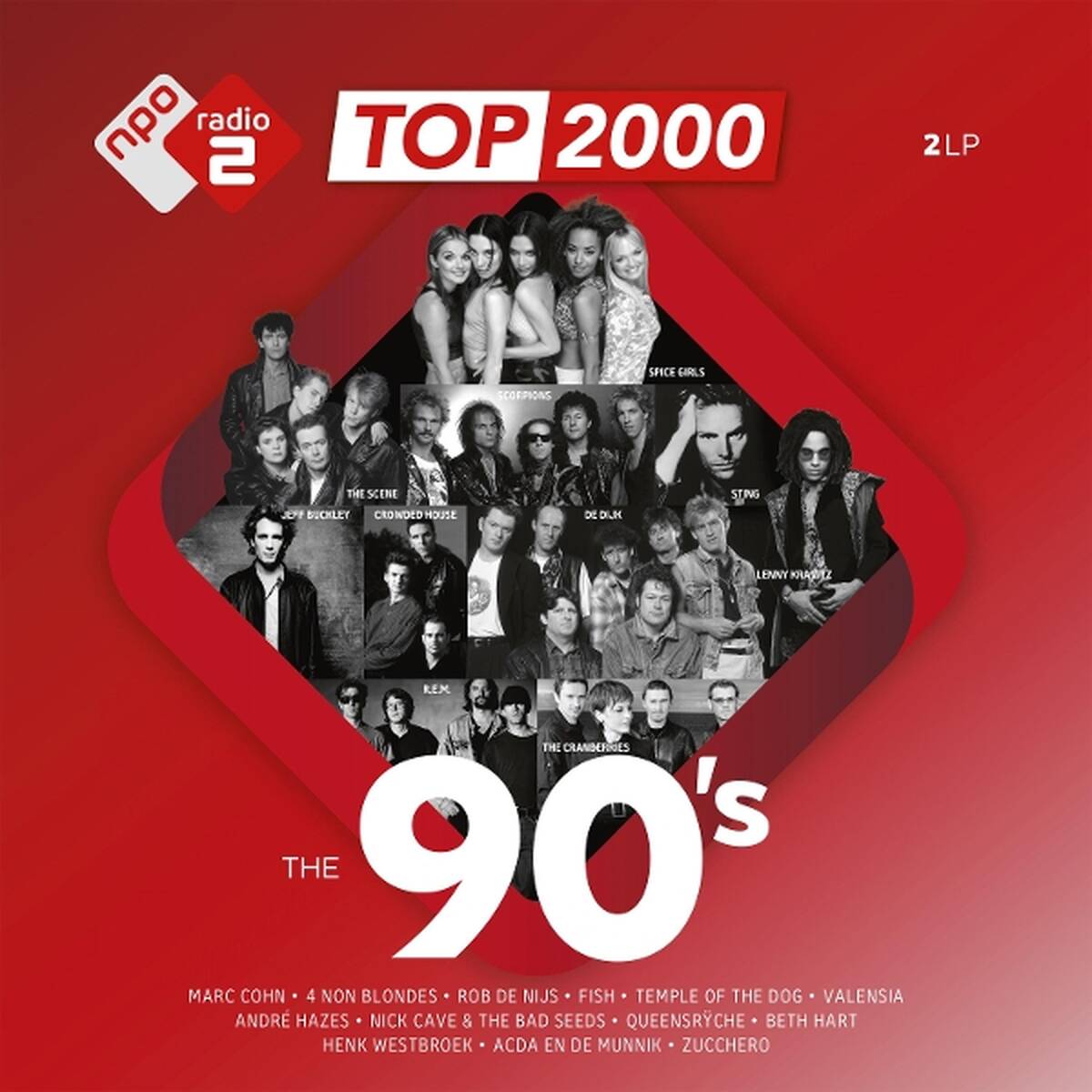 Various Artists - Top 2000 - The 90's (Coloured Vinyl LP)