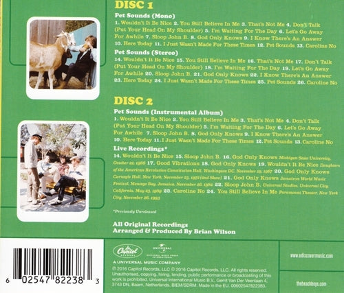 The Beach Boys - Pet Sounds (CD)