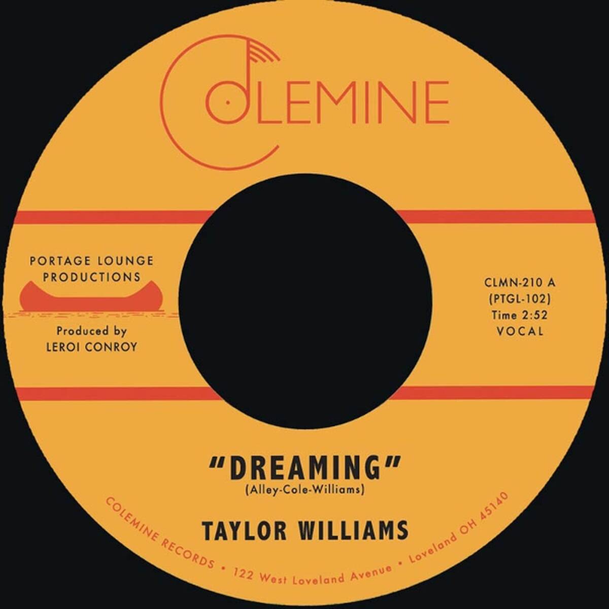 Taylor Williams - Dreaming (7")