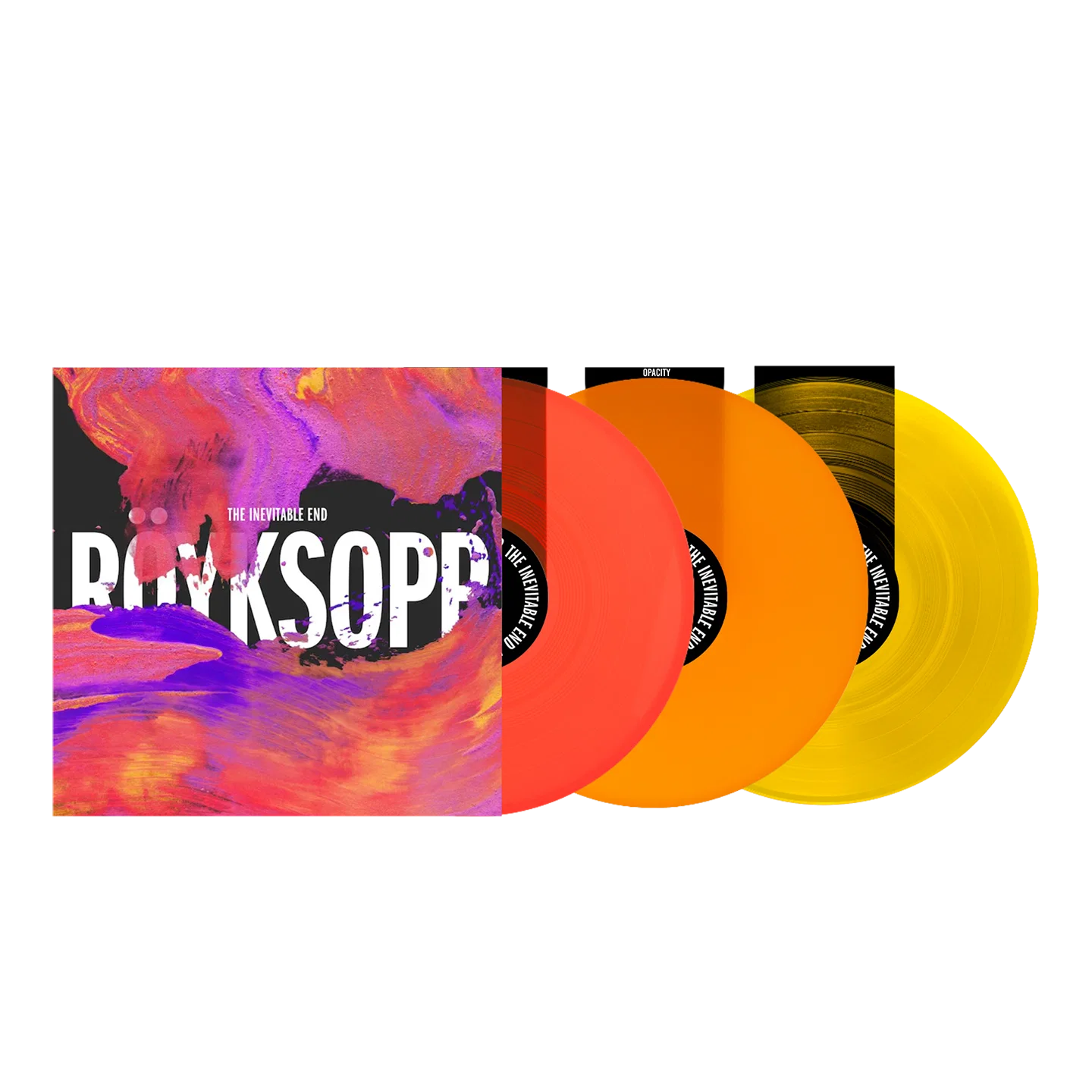 Royksopp - The Inevitable End (NEON ORANGE / TRANS ORANGE / TRANS YELLOW VINYL LP)