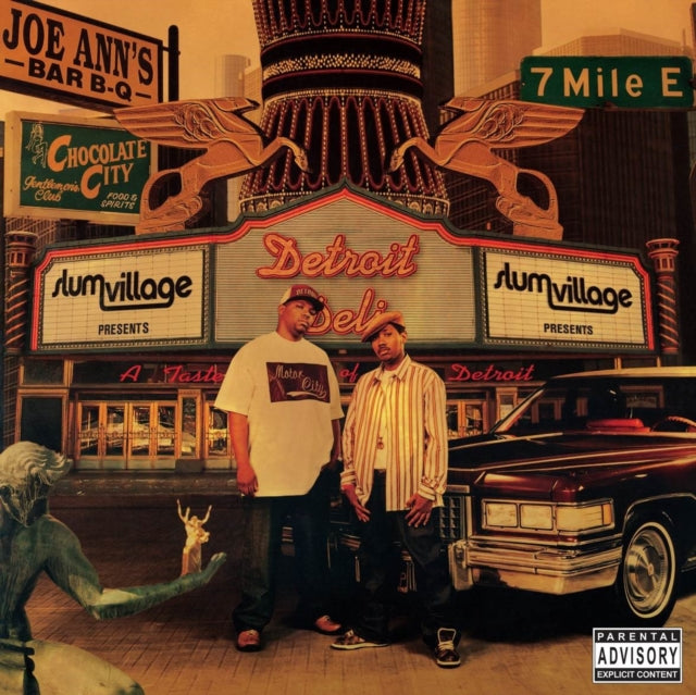 Slum Village - Detroit Deli (A Taste Of Detroit) (Clear w/ Orange Splatter Vinyl)