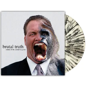 Brutal Truth - Sounds Of The Animal Kingdom (Bone White Splattered Vinyl LP)