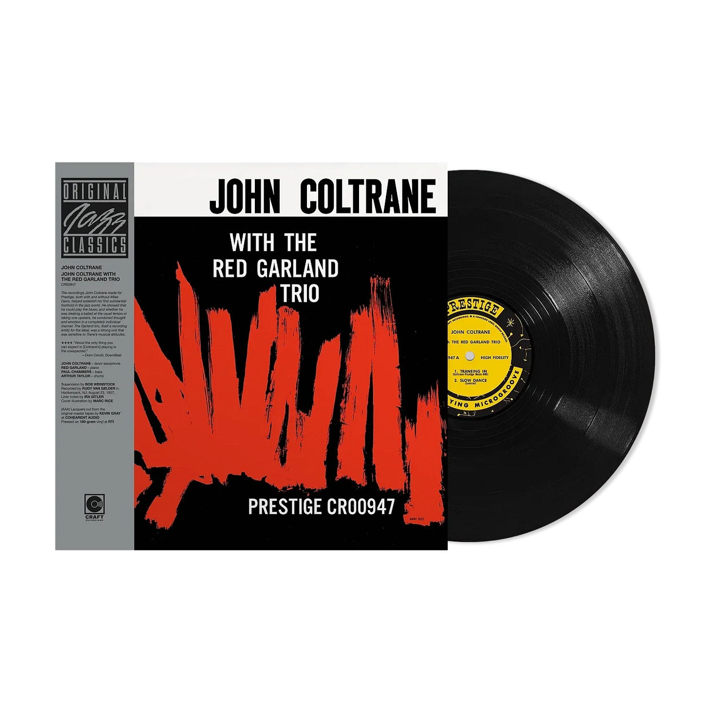 John Coltrane , Red Garland Trio - John Coltrane With The Red Garland Trio (Original Jazz Classics Series LP)